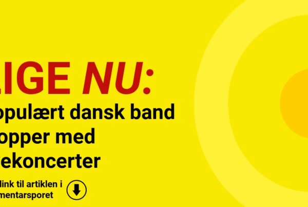 Populært dansk band stopper med livekoncerter