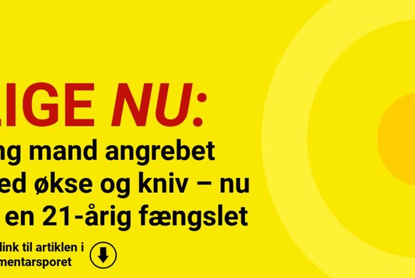 Ung mand angrebet med økse og kniv – nu er en 21-årig fængslet