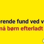 Chokerende fund ved vejkant: To små børn efterladt alene