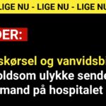Spirituskørsel og vanvidsbilisme: Voldsom ulykke sender mand på hospitalet