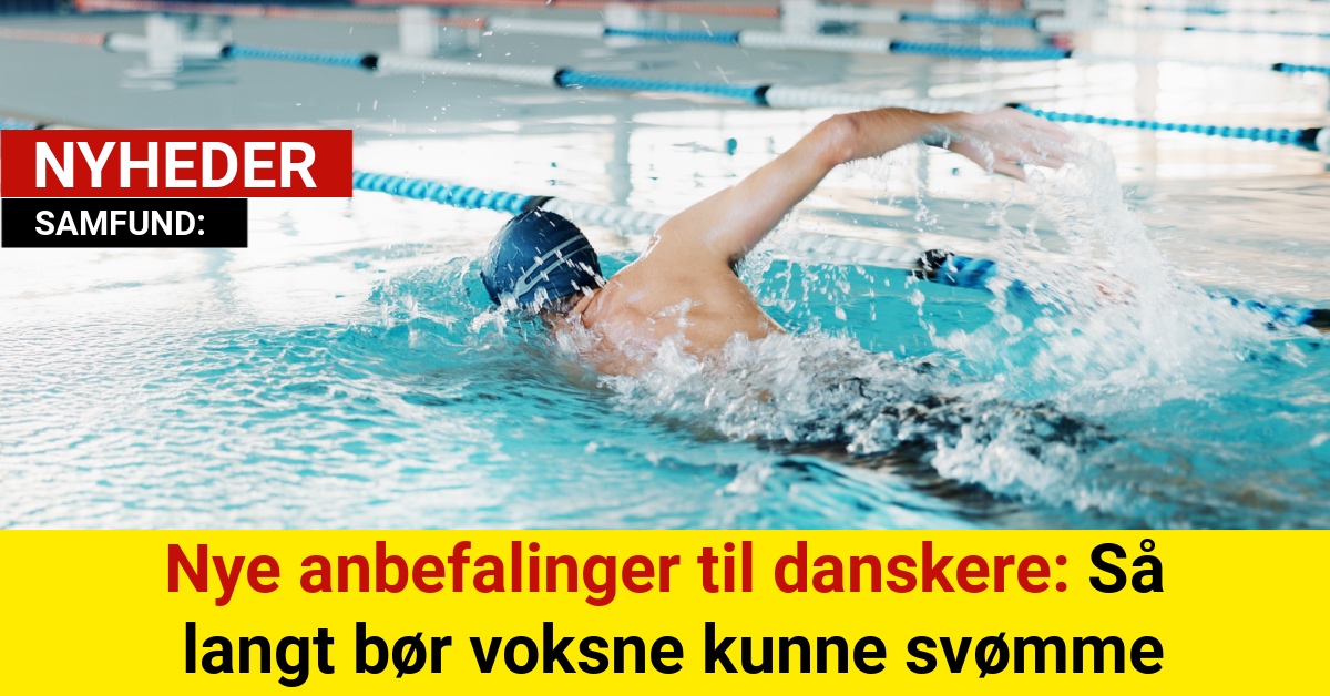 Nye anbefalinger til danskere: Så langt bør voksne kunne svømme