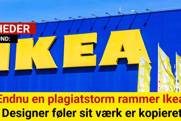 Endnu en plagiatstorm rammer Ikea: Designer føler sit værk er kopieret