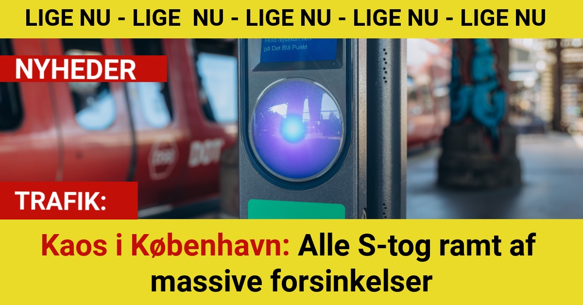 Kaos i København: Alle S-tog ramt af massive forsinkelser