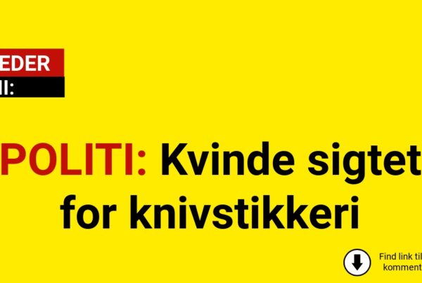 POLITI: Kvinde sigtet for knivstikkeri