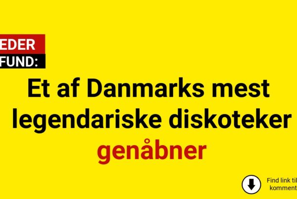 Et af Danmarks mest legendariske diskoteker genåbner