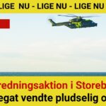 Stor redningsaktion i Storebælt – fregat vendte pludselig om