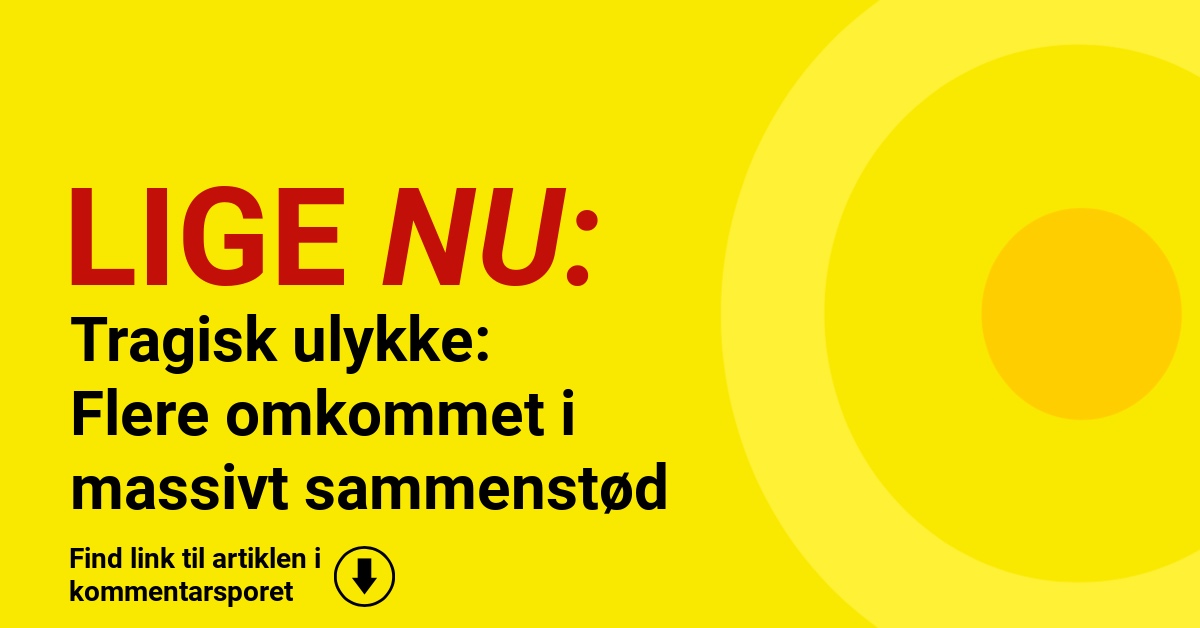 Tragisk ulykke: Flere omkommet i massivt sammenstød