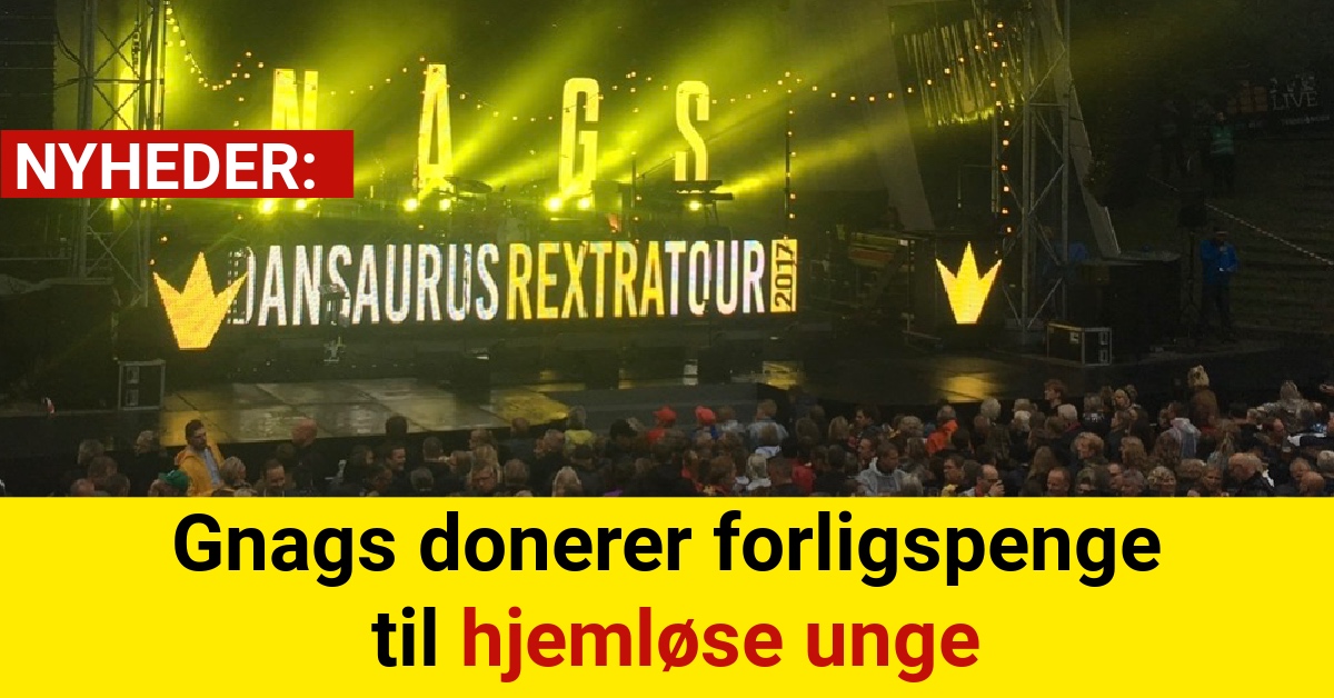 Gnags donerer forligspenge til hjemløse unge