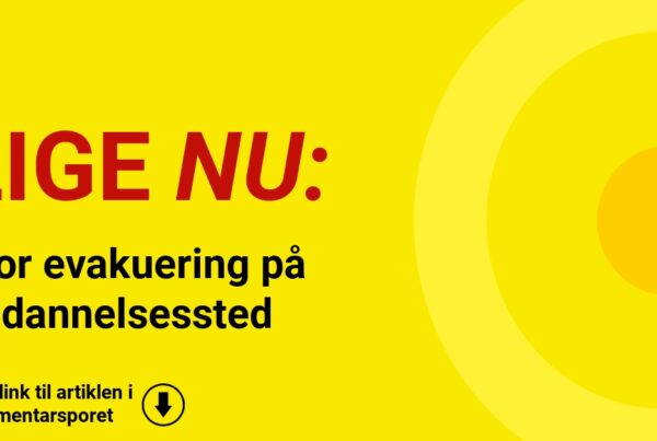 Stor evakuering på uddannelsessted