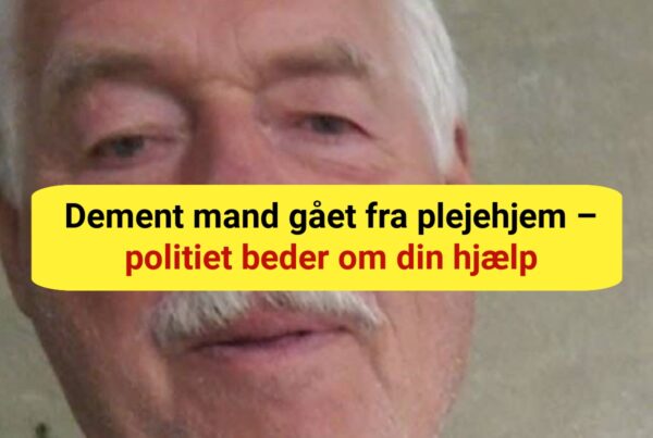Dement mand gået fra plejehjem – politiet beder om din hjælp