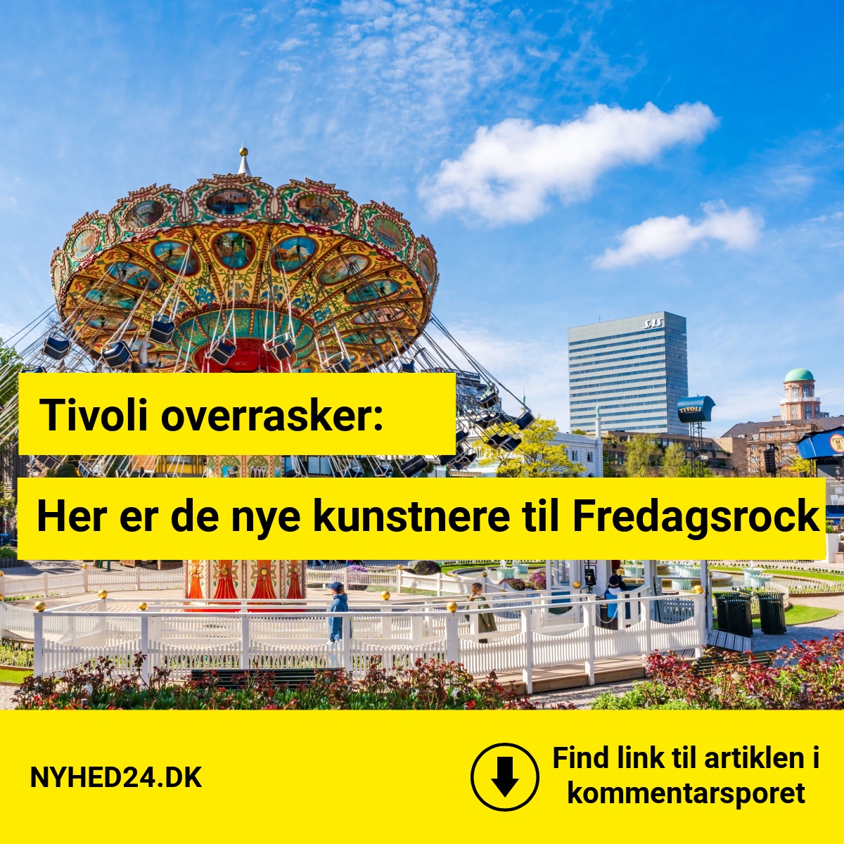 Tivoli overrasker: Her er de nye kunstnere til Fredagsrock
