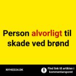 Person alvorligt til skade ved brønd