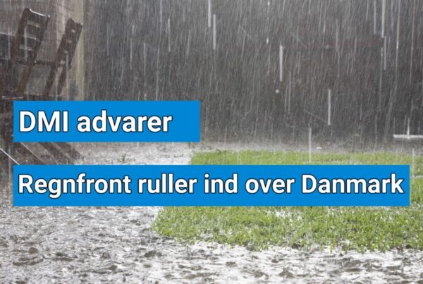 Nu rammer regnen Danmark – disse områder bliver hårdest ramt