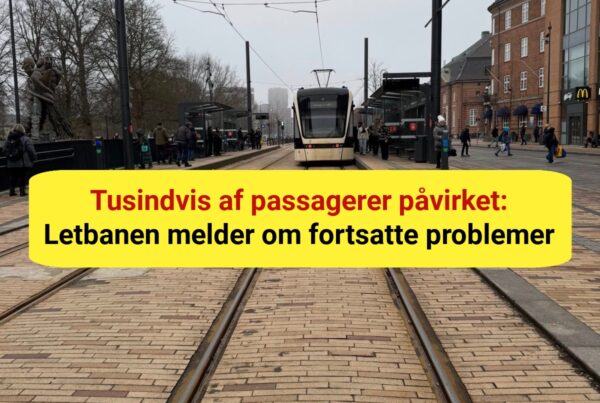 Tusindvis af passagerer påvirket: Letbanen melder om fortsatte problemer