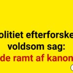 Politiet efterforsker voldsom sag: Kvinde ramt af kanonslag