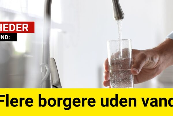 Varsel til borgere: Lavt eller intet vand efter større brud