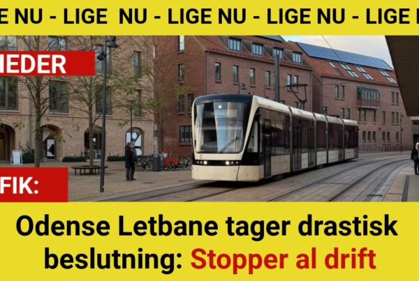 Odense Letbane tager drastisk beslutning: Stopper al drift
