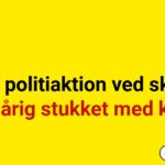 Stor politiaktion ved skole: 16-årig stukket med kniv