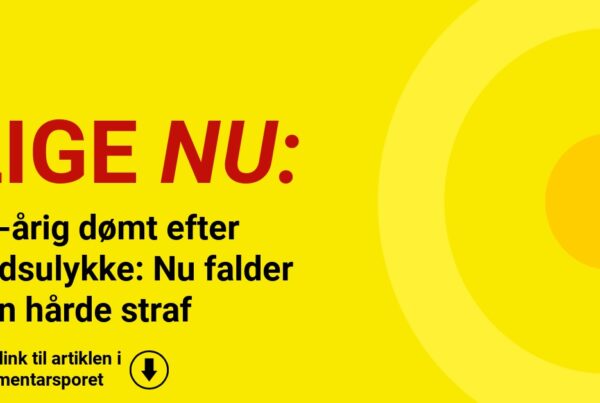 25-årig dømt efter dødsulykke: Nu falder den hårde straf