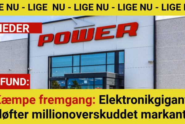 Kæmpe fremgang: Elektronikgigant løfter millionoverskuddet markant