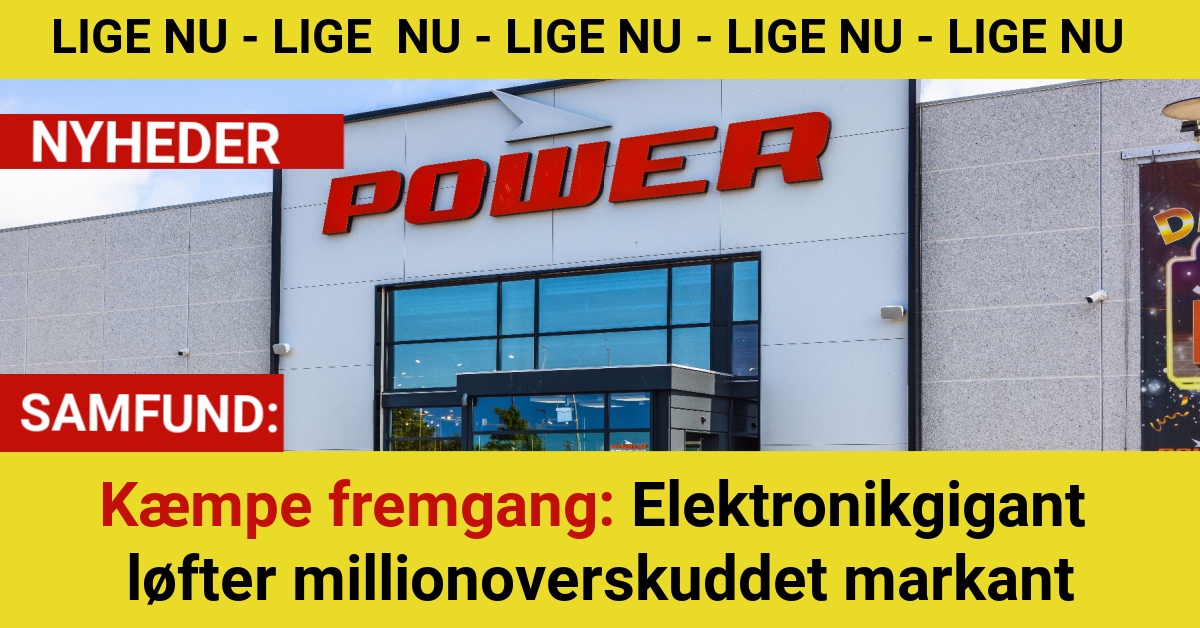 Kæmpe fremgang: Elektronikgigant løfter millionoverskuddet markant