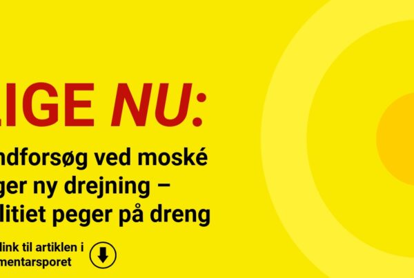randforsøg ved moské tager ny drejning – politiet peger på dreng