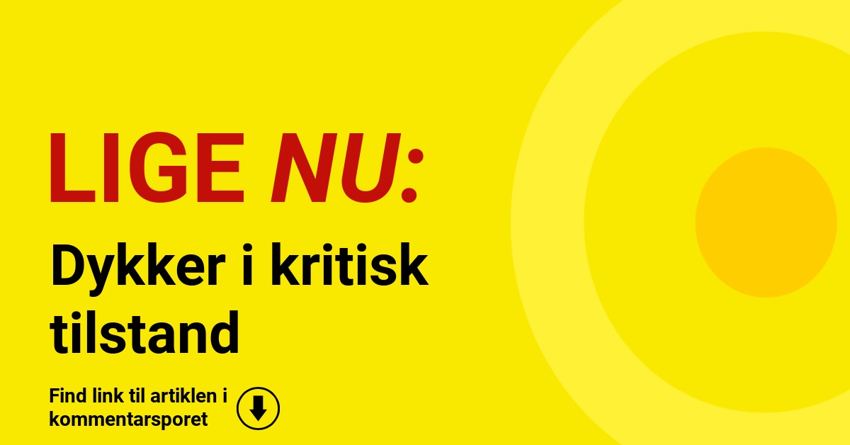 Dykker i kritisk tilstand