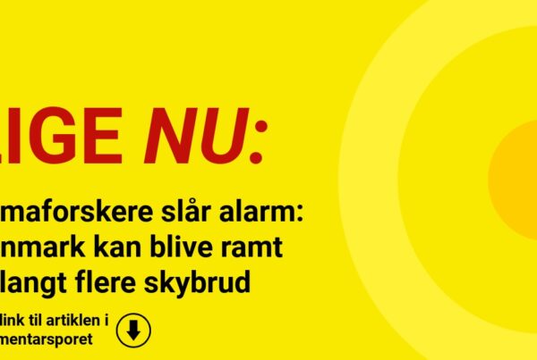 Klimaforskere slår alarm: Danmark kan blive ramt af langt flere skybrud