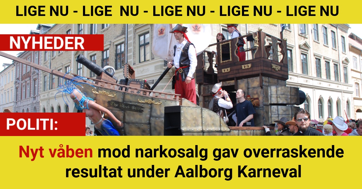 Nyt våben mod narkosalg gav overraskende resultat under Aalborg Karneval