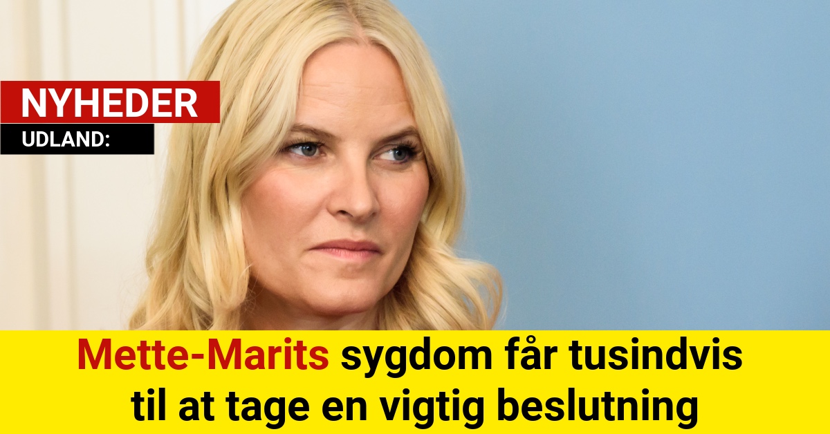 Kronprinsessens alvorlige sygdom får nordmænd til at strømme til
