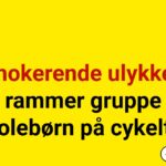 Chokerende ulykke: Bil rammer gruppe af skolebørn på cykeltur