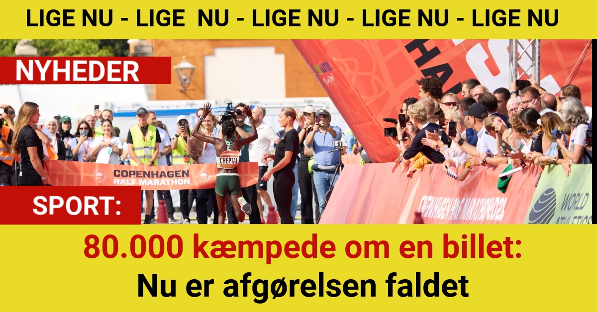 45.000 fik afslag: Så vild er interessen for CPH Marathon