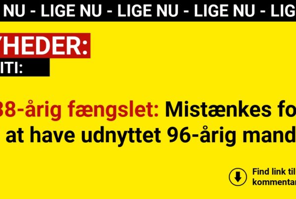 38-årig fængslet: Mistænkes for at have udnyttet 96-årig mand