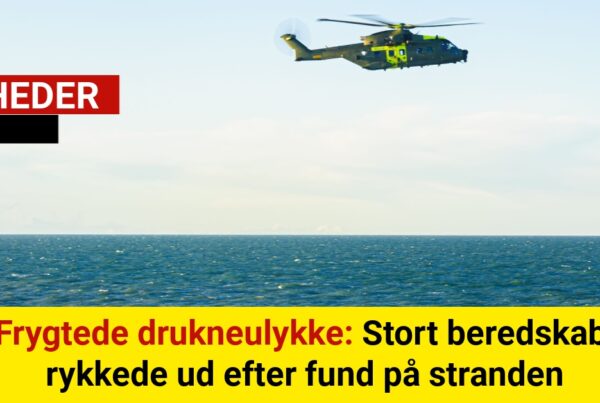Frygtede drukneulykke: Stort beredskab rykkede ud efter fund på stranden