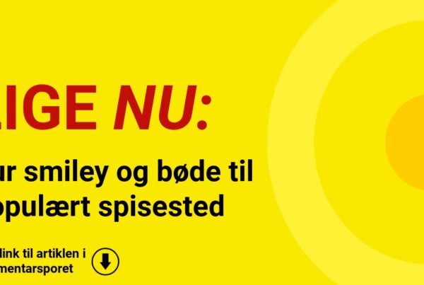Sur smiley og bøde til populært spisested