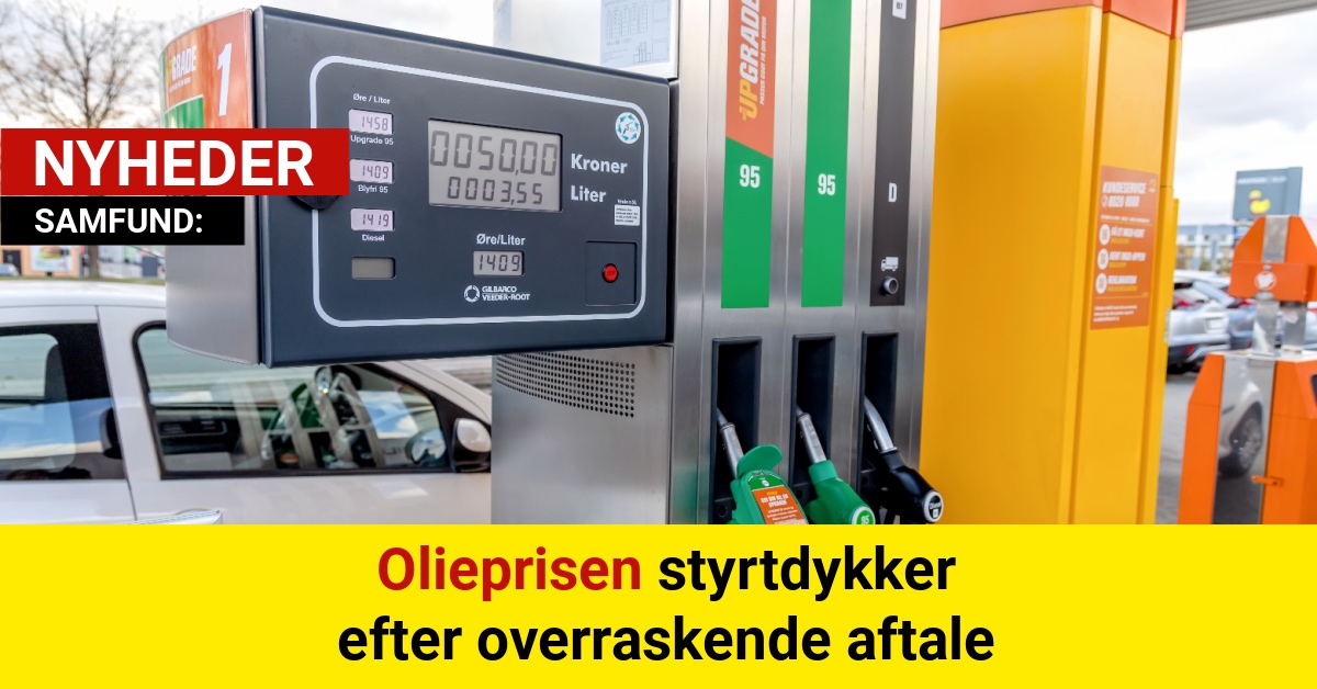 Olieprisen styrtdykker efter overraskende aftale