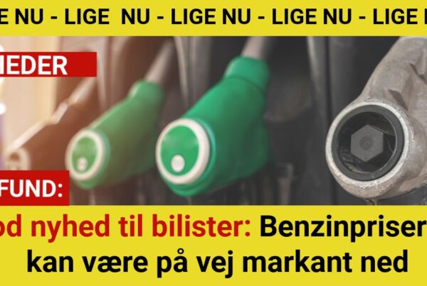 God nyhed til bilister: Benzinpriserne kan være på vej markant ned
