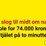 Tyve slog til midt om natten: Stole for 74.000 kroner stjålet på to minutter