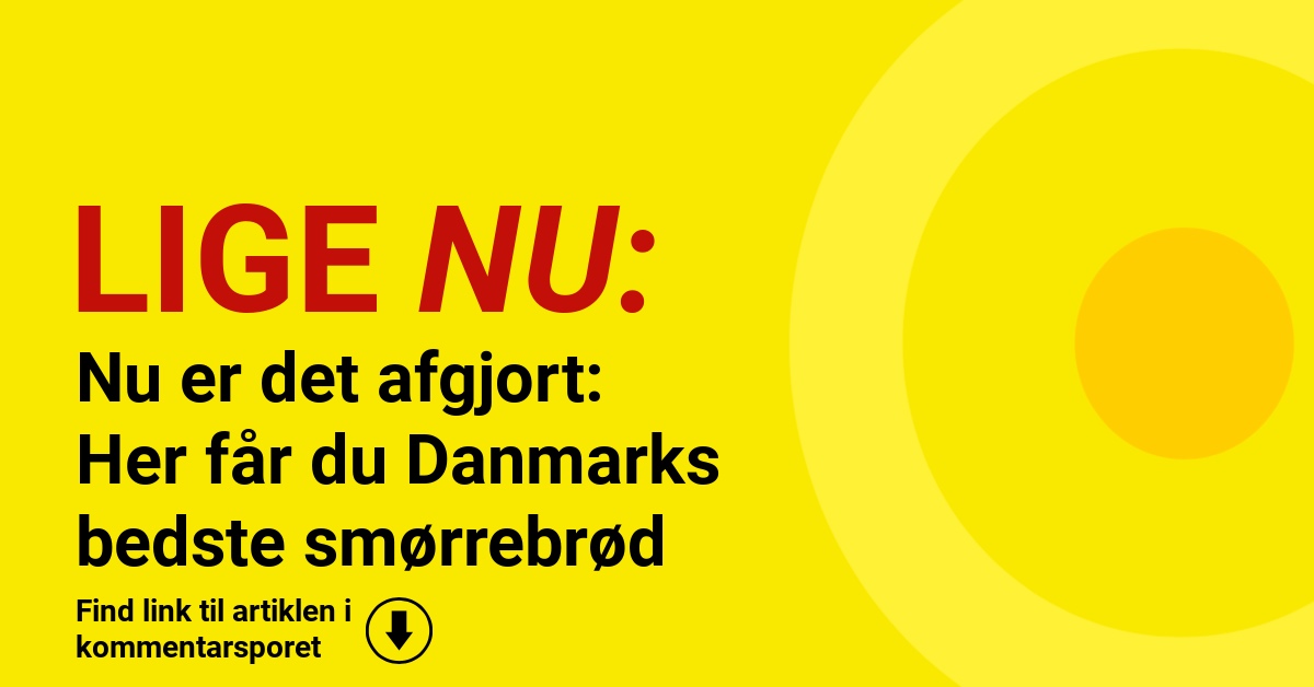 Nu er det afgjort: Her får du Danmarks bedste smørrebrød