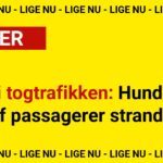 Kaos i togtrafikken: Hundredvis af passagerer strandet