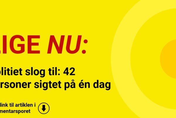 Politiet slog til: 42 personer sigtet på én dag