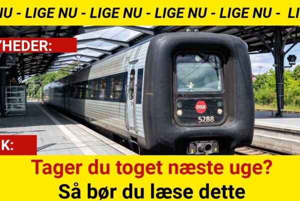 DSB aflyser populære togforbindelser hele næste uge
