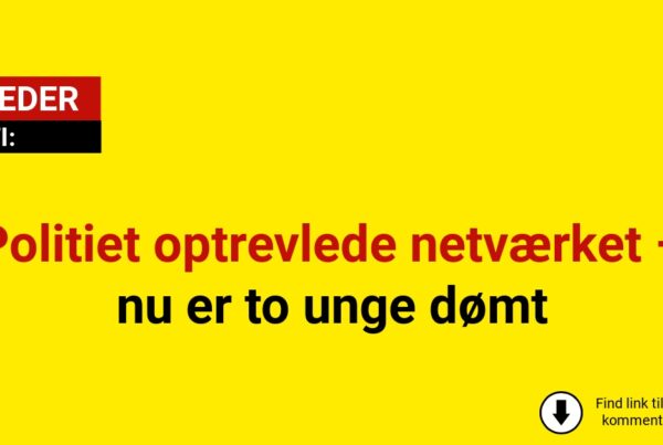 Politiet optrevlede netværket – nu er to unge dømt