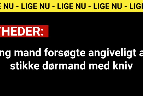 Ung mand forsøgte angiveligt at stikke dørmand med kniv