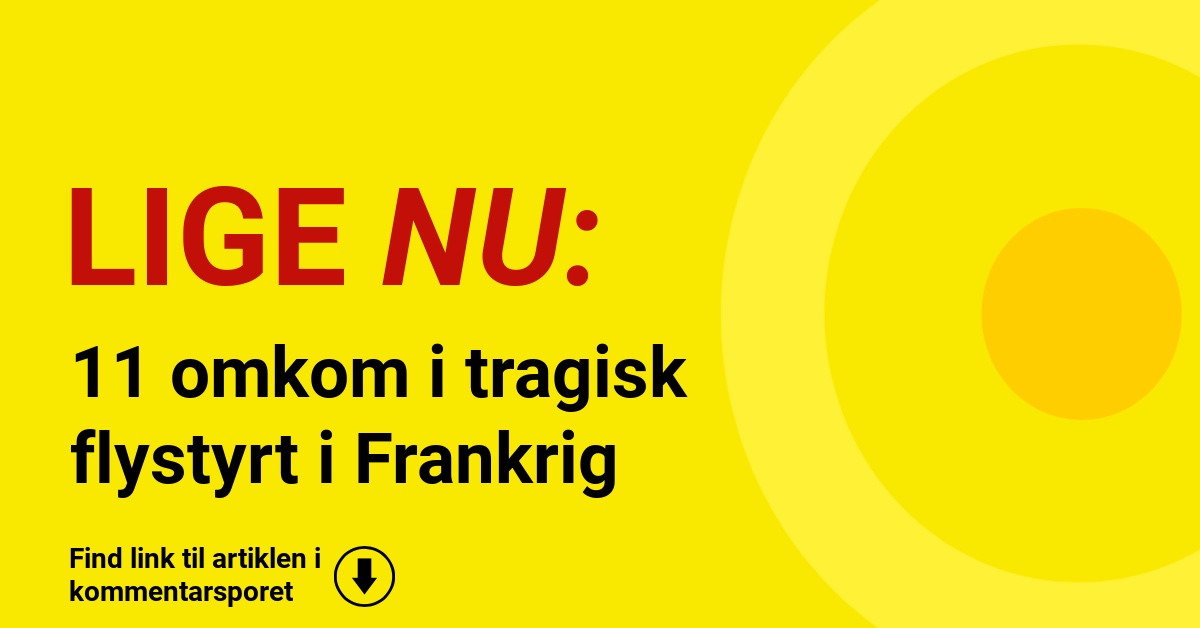 11 omkom i tragisk flystyrt i Frankrig