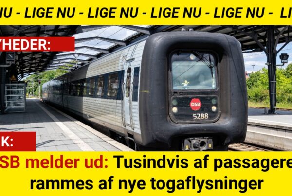 DSB melder ud: Tusindvis af passagerer rammes af nye togaflysninger