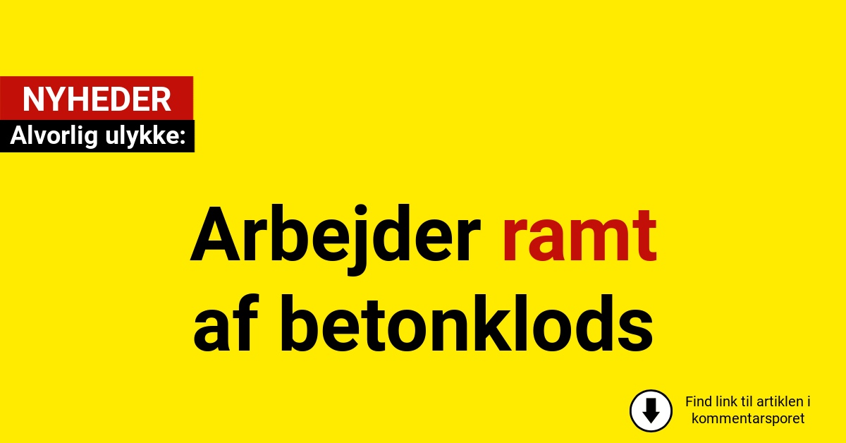 Alvorlig ulykke: