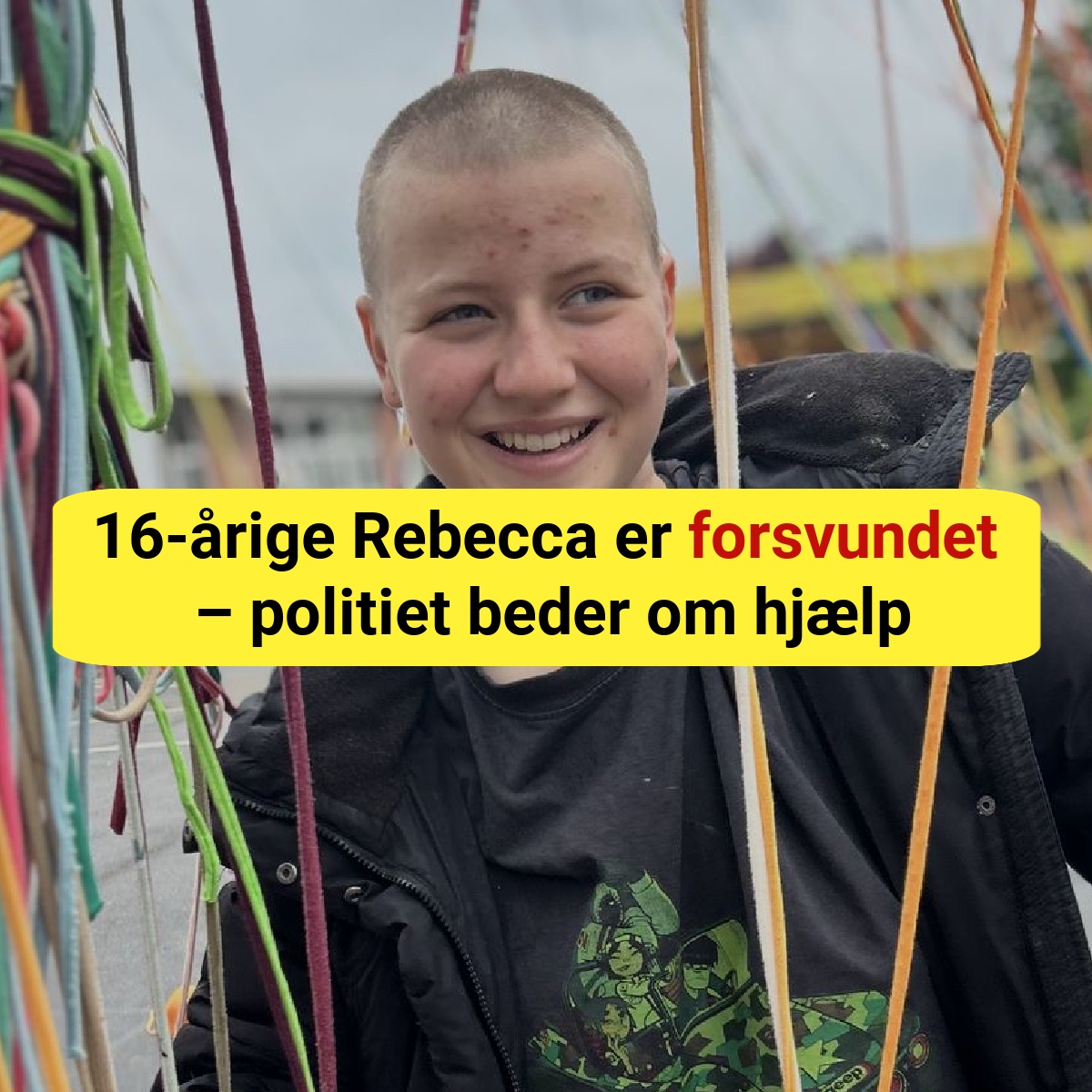 16-årige Rebecca er forsvundet – politiet beder om hjælp