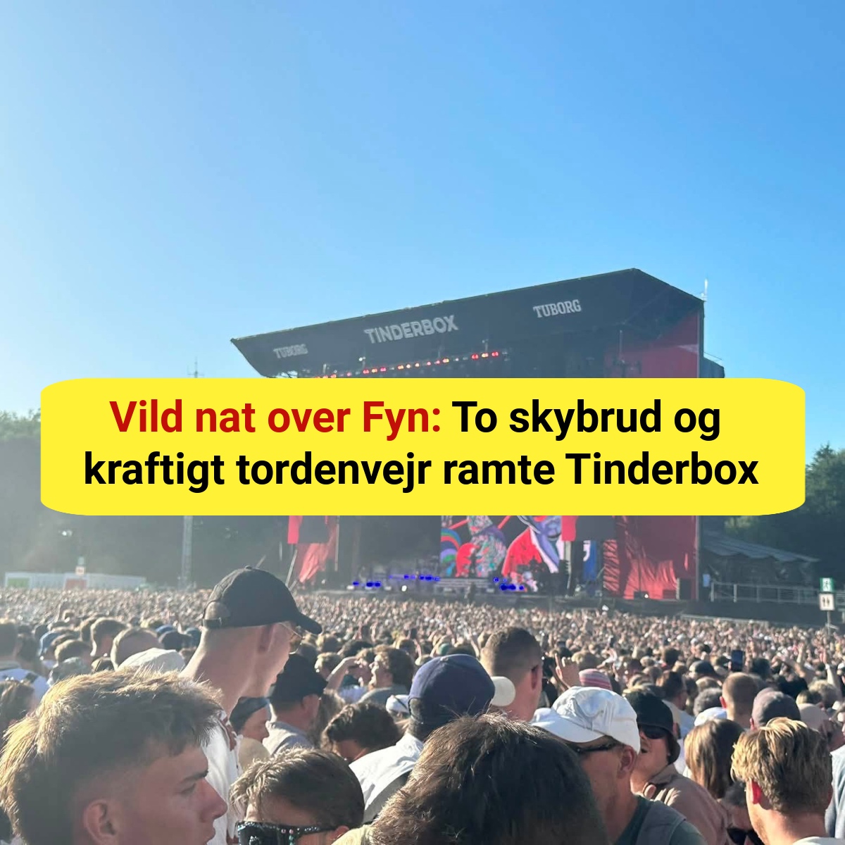 Natten eksploderede i lyn: Tinderbox og Fyn hårdt ramt af uvejr