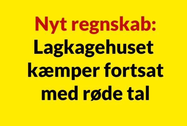 Nyt regnskab: Lagkagehuset kæmper fortsat med røde tal